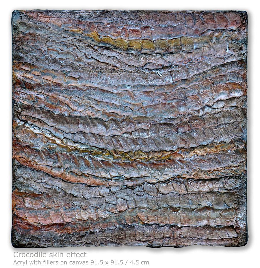 Crocodile skin effect